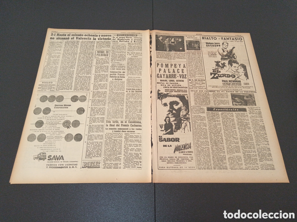 Coleccionismo deportivo: MARCA 11 DE FEBRERO 1962 - Foto 3