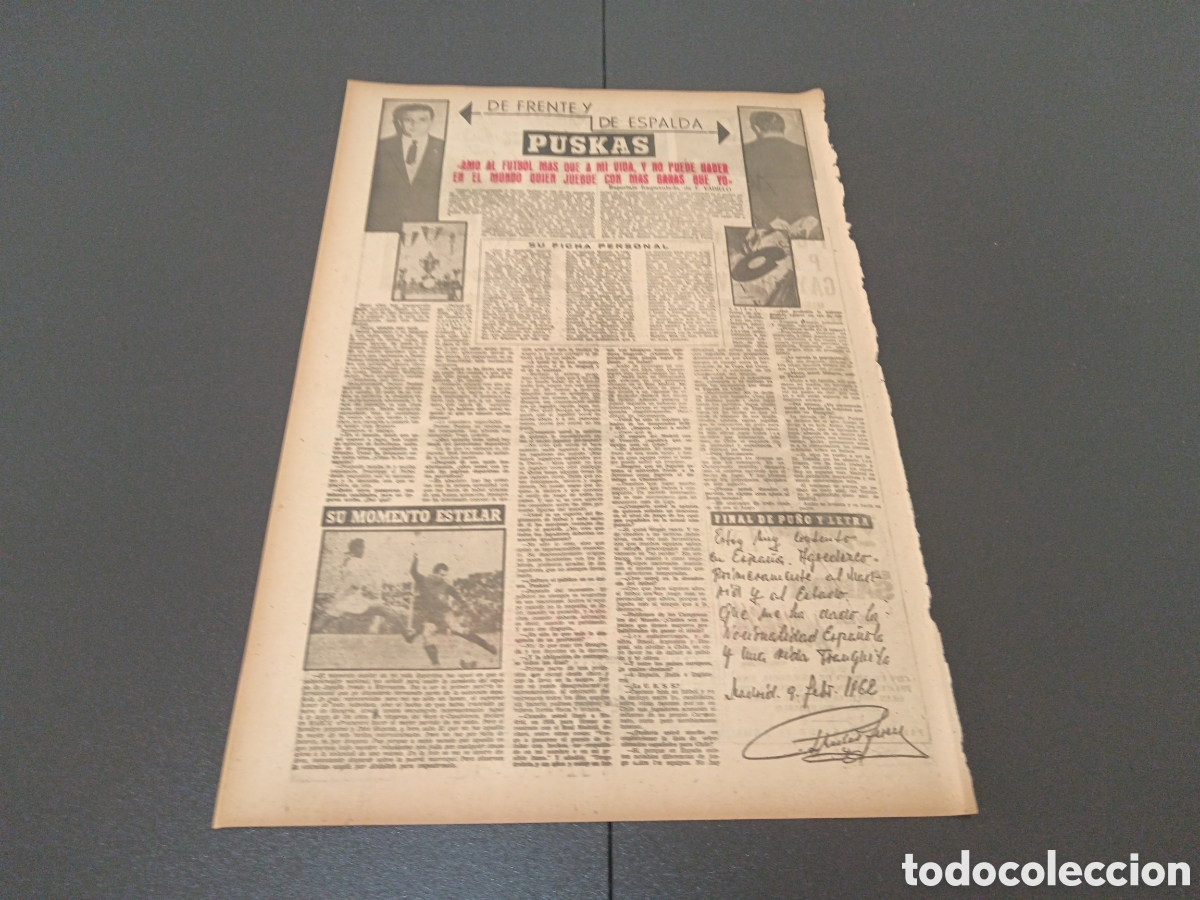 Coleccionismo deportivo: MARCA 11 DE FEBRERO 1962 - Foto 4