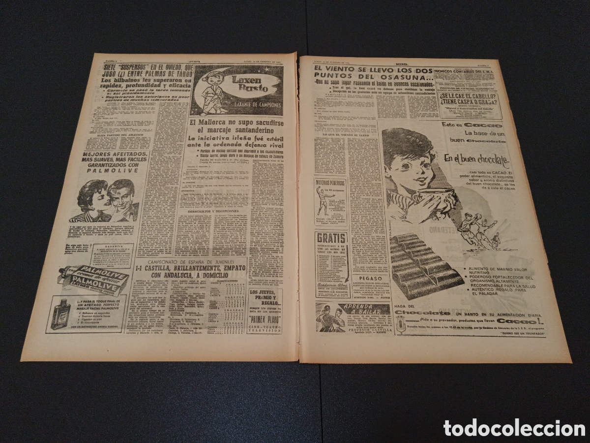 Coleccionismo deportivo: MARCA 12 DE FEBRERO 1962 - Foto 4