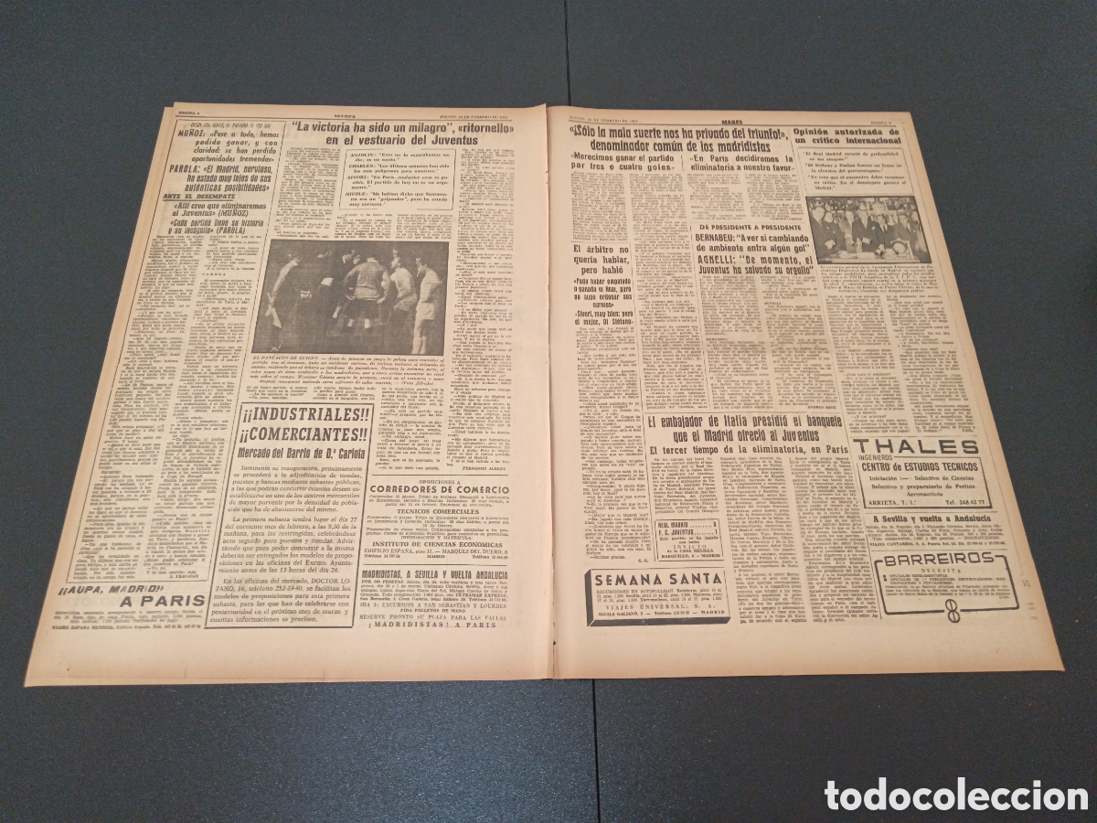 Coleccionismo deportivo: MARCA 22 DE FEBRERO 1962 - Foto 3