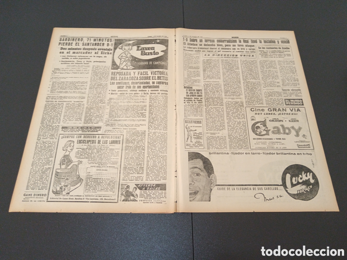 Coleccionismo deportivo: MARCA 05 DE MARZO 1962 - Foto 4