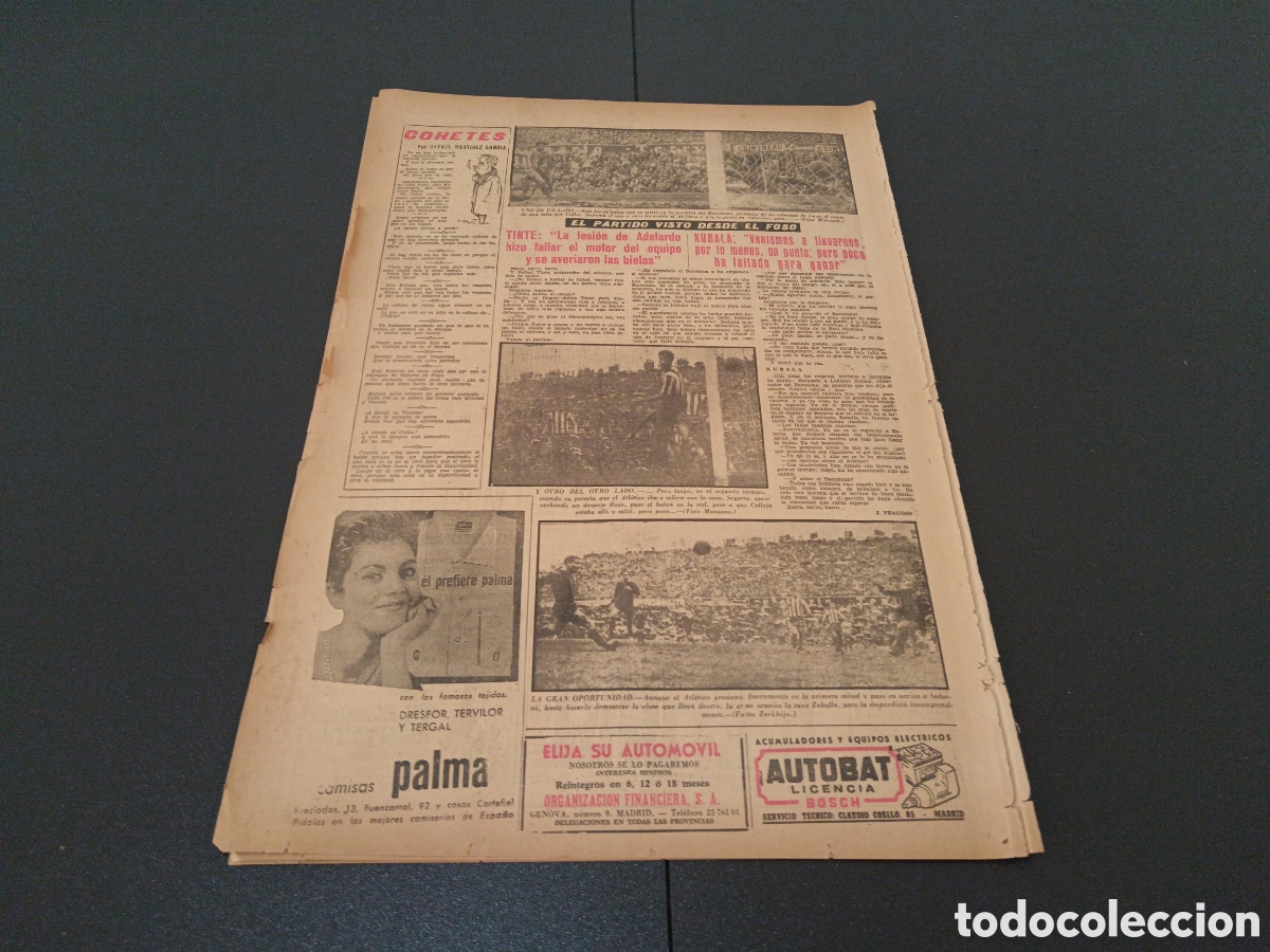 Coleccionismo deportivo: MARCA 12 DE MARZO 1962 - Foto 8