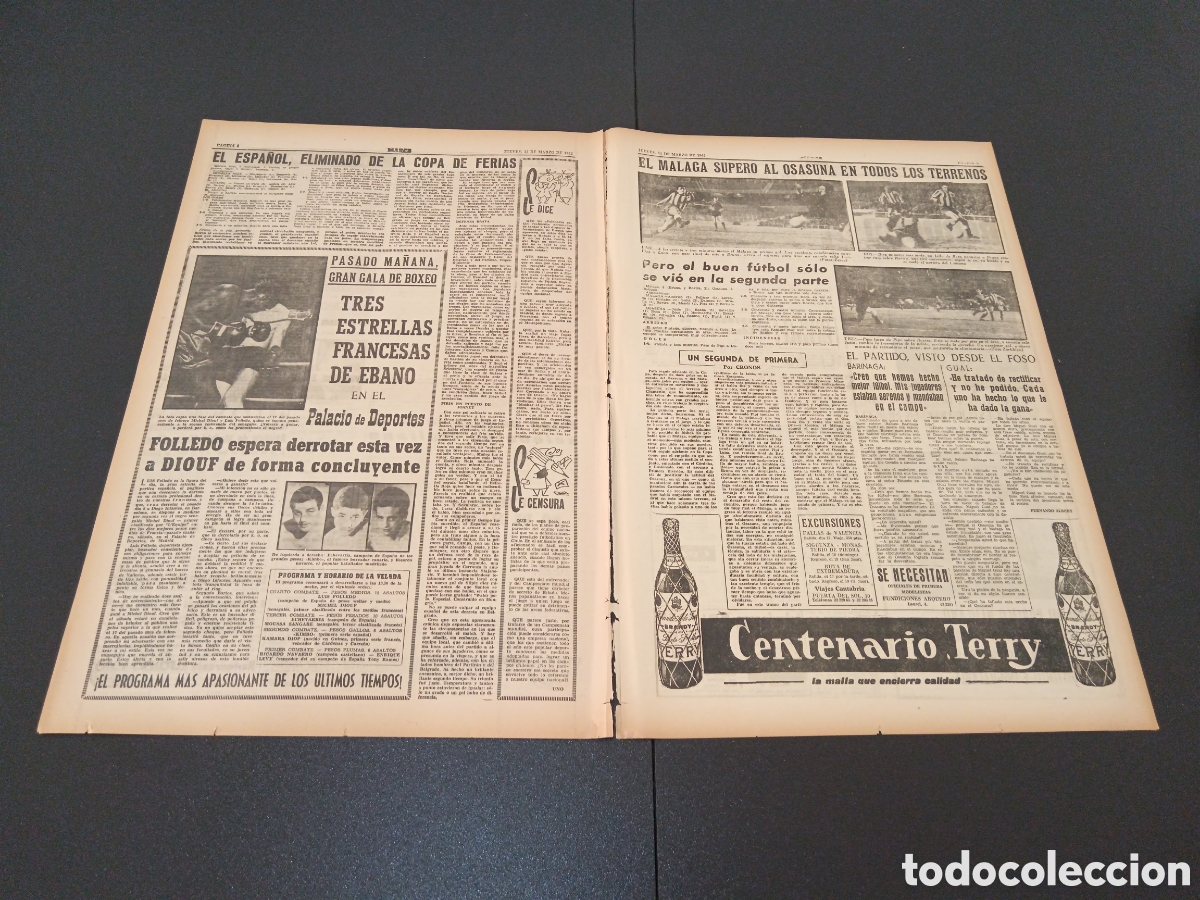 Coleccionismo deportivo: MARCA 15 DE MARZO 1962 - Foto 3