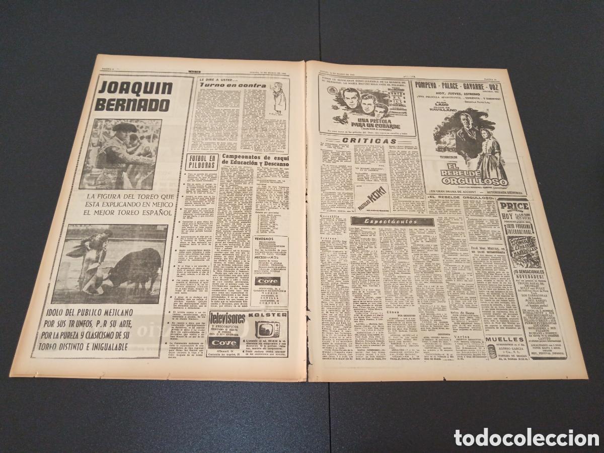 Coleccionismo deportivo: MARCA 15 DE MARZO 1962 - Foto 4