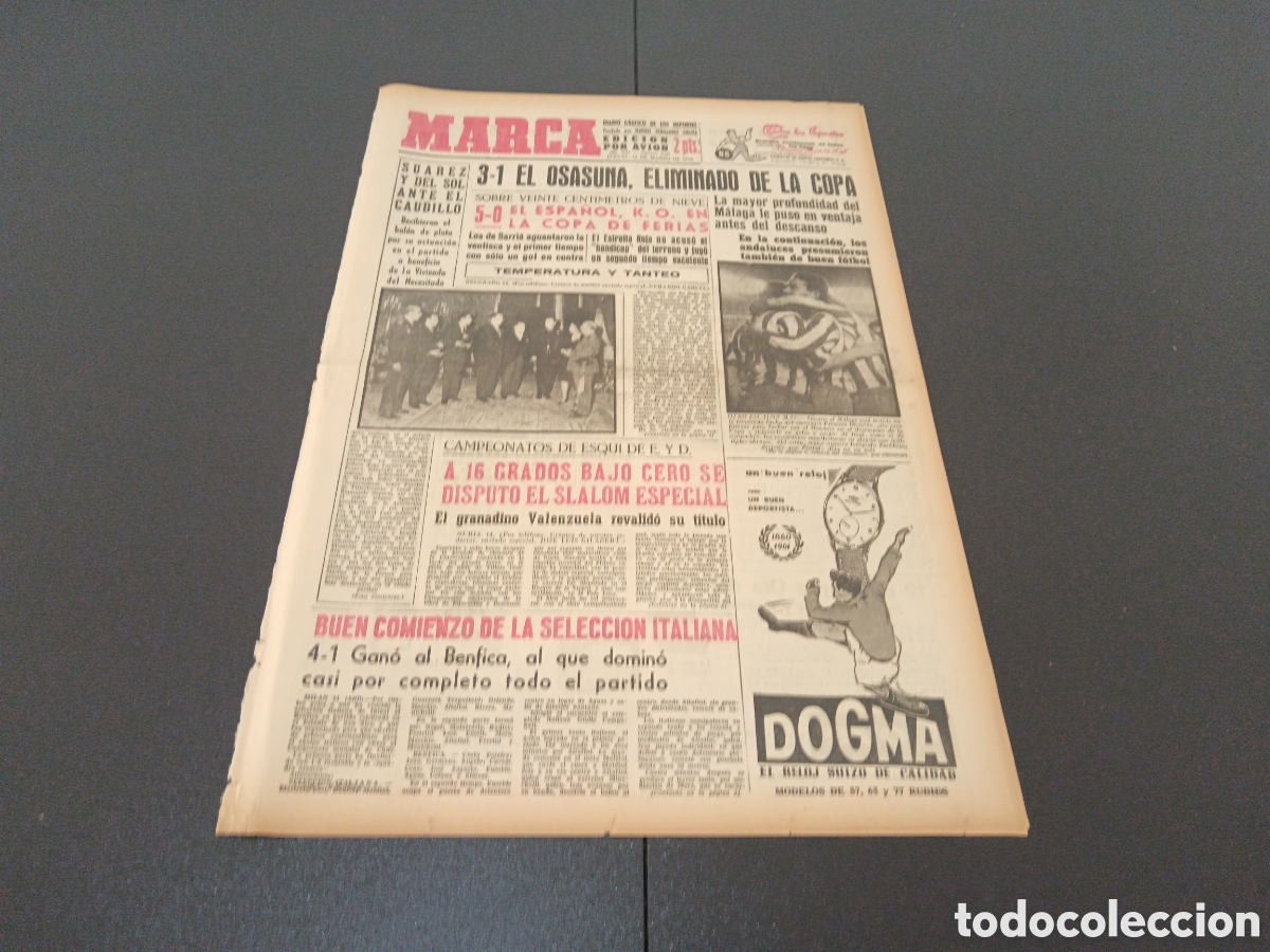 Coleccionismo deportivo: MARCA 15 DE MARZO 1962 - Foto 1