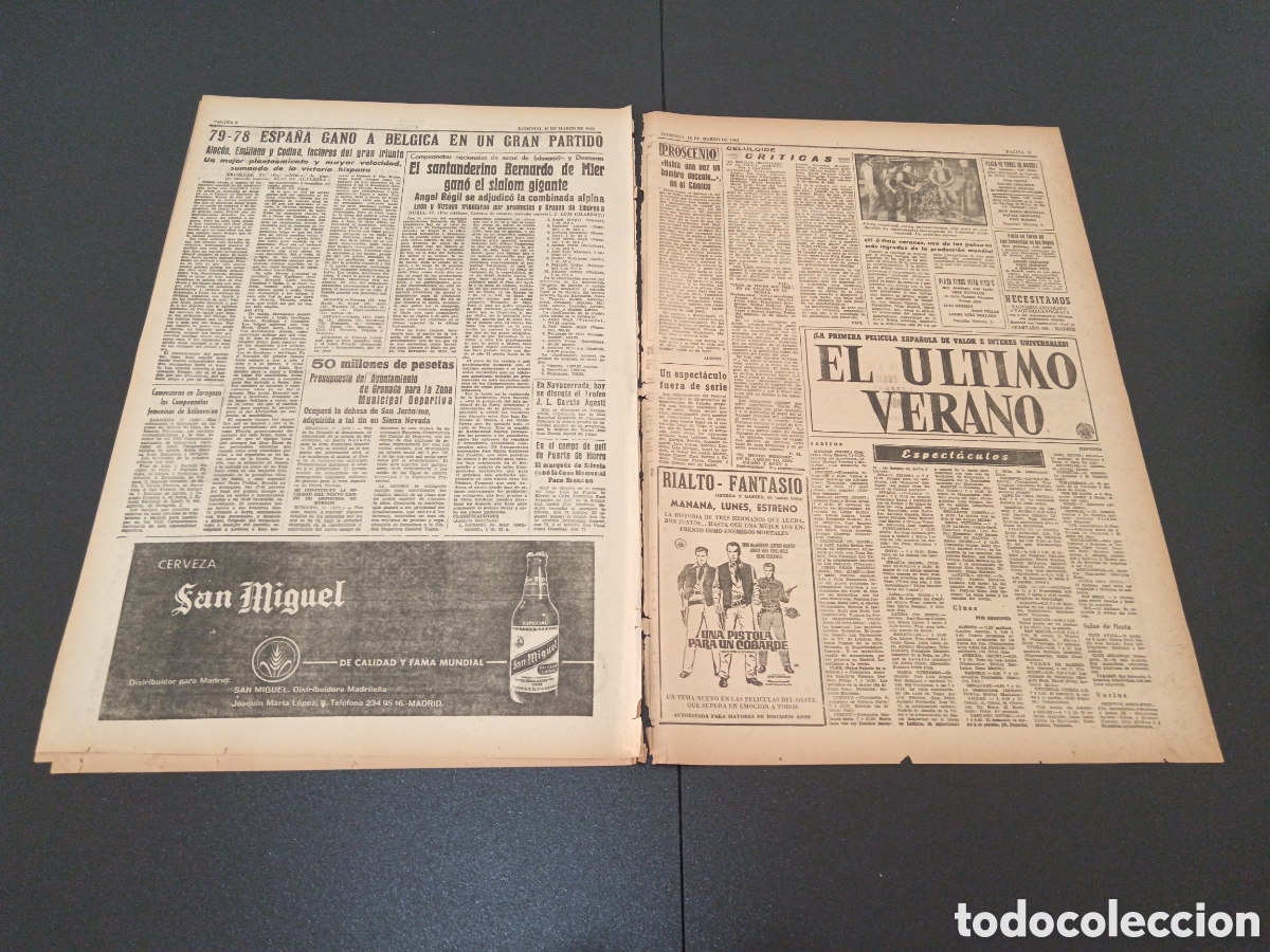 Coleccionismo deportivo: MARCA 18 DE MARZO 1962 - Foto 4