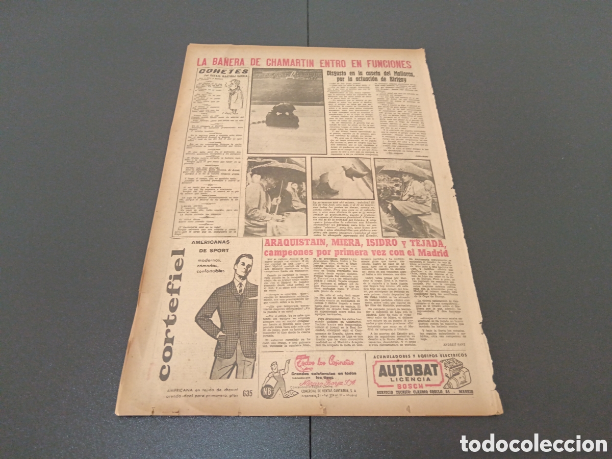 Coleccionismo deportivo: MARCA 19 DE MARZO 1962 - Foto 7