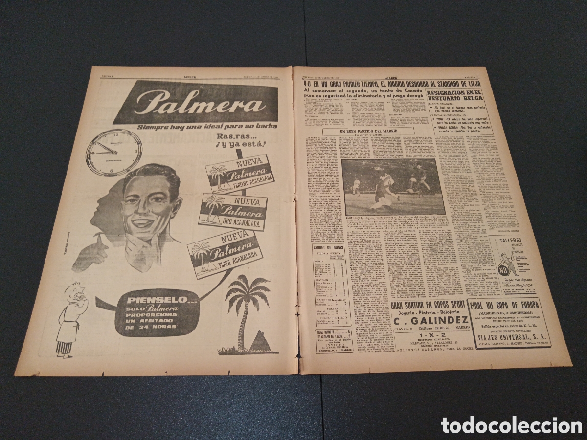 Coleccionismo deportivo: MARCA 23 DE MARZO 1962 - Foto 2