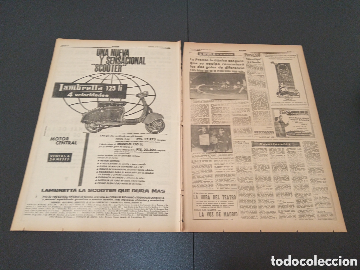 Coleccionismo deportivo: MARCA 23 DE MARZO 1962 - Foto 4
