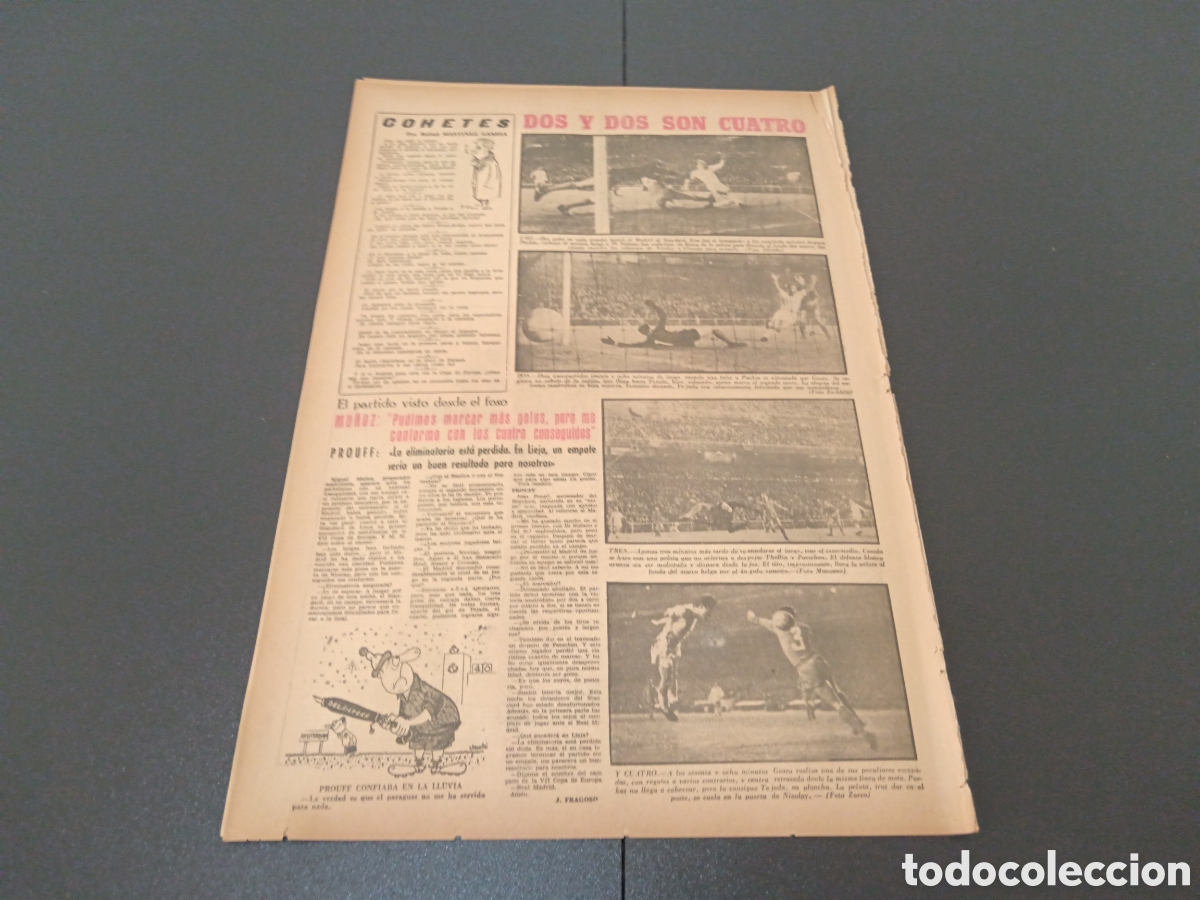 Coleccionismo deportivo: MARCA 23 DE MARZO 1962 - Foto 5