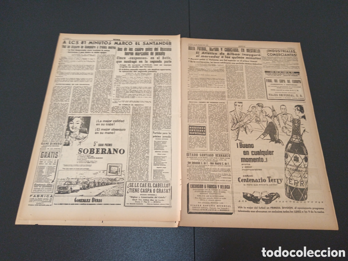 Coleccionismo deportivo: MARCA 26 DE MARZO 1962 - Foto 3