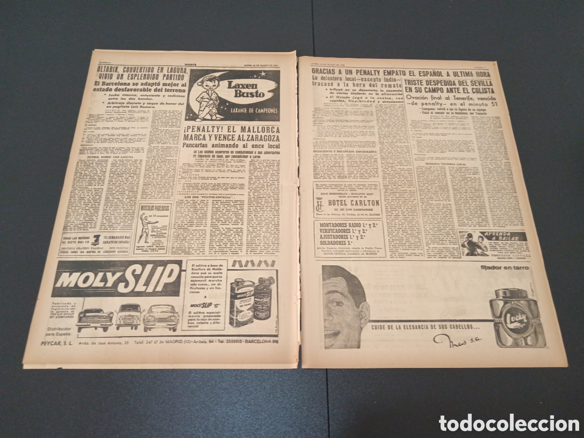 Coleccionismo deportivo: MARCA 26 DE MARZO 1962 - Foto 4