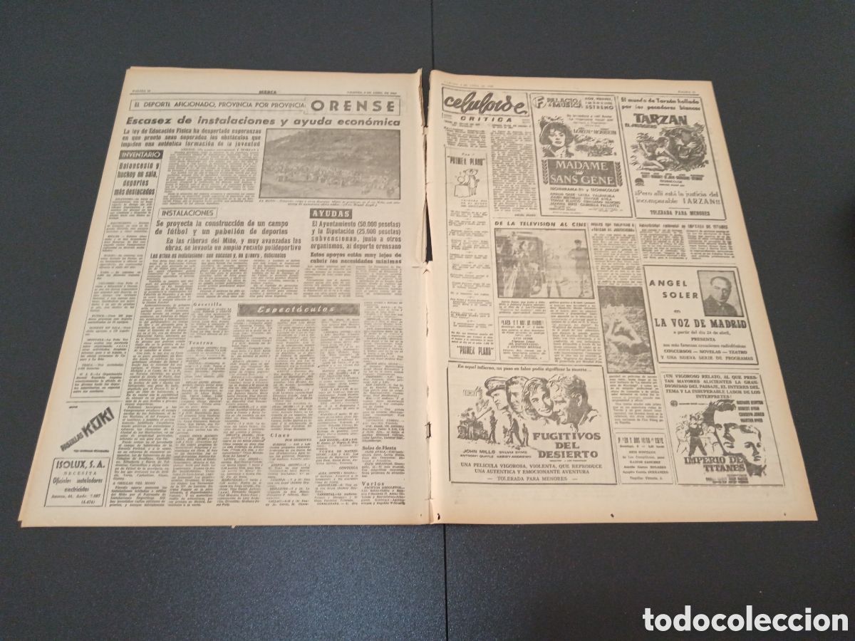 Coleccionismo deportivo: MARCA 06 DE ABRIL 1962 - Foto 5