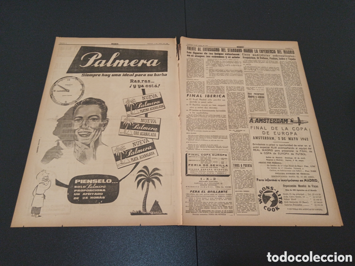 Coleccionismo deportivo: MARCA 13 DE ABRIL 1962 - Foto 2