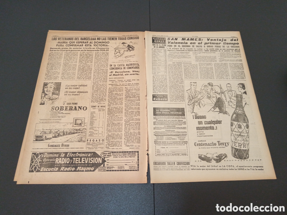 Coleccionismo deportivo: MARCA 16 DE ABRIL 1962 - Foto 3