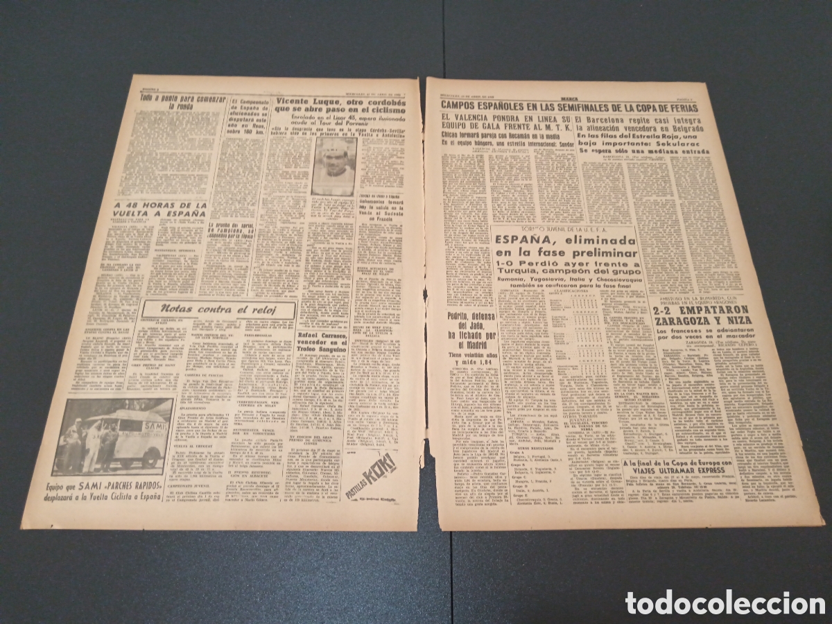Coleccionismo deportivo: MARCA 25 DE ABRIL 1962 - Foto 2