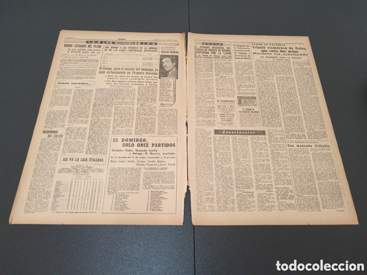 Coleccionismo deportivo: MARCA 25 DE ABRIL 1962 - Foto 3