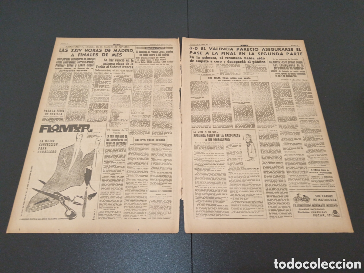 Coleccionismo deportivo: MARCA 26 DE ABRIL 1962 - Foto 2