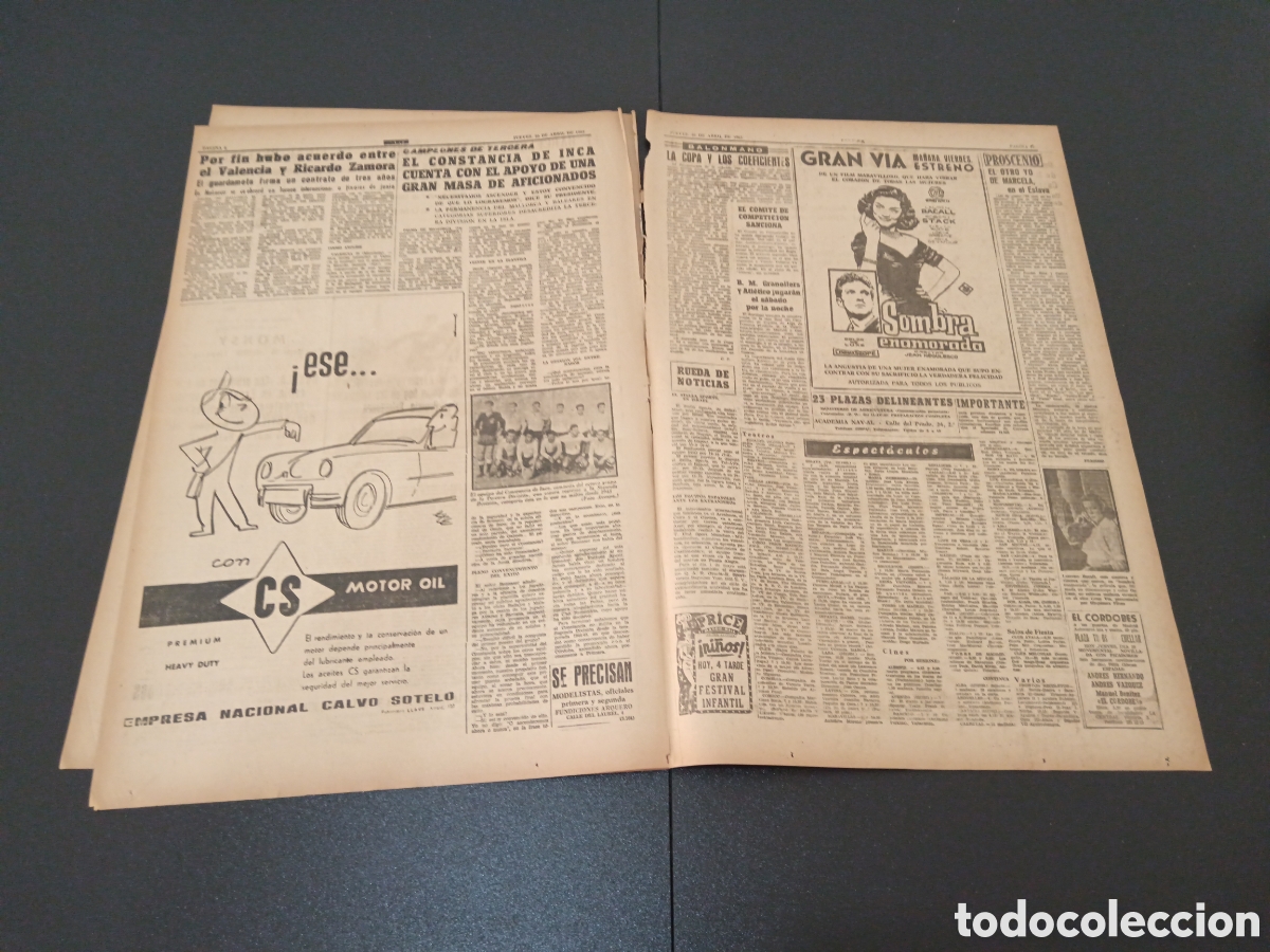 Coleccionismo deportivo: MARCA 26 DE ABRIL 1962 - Foto 4