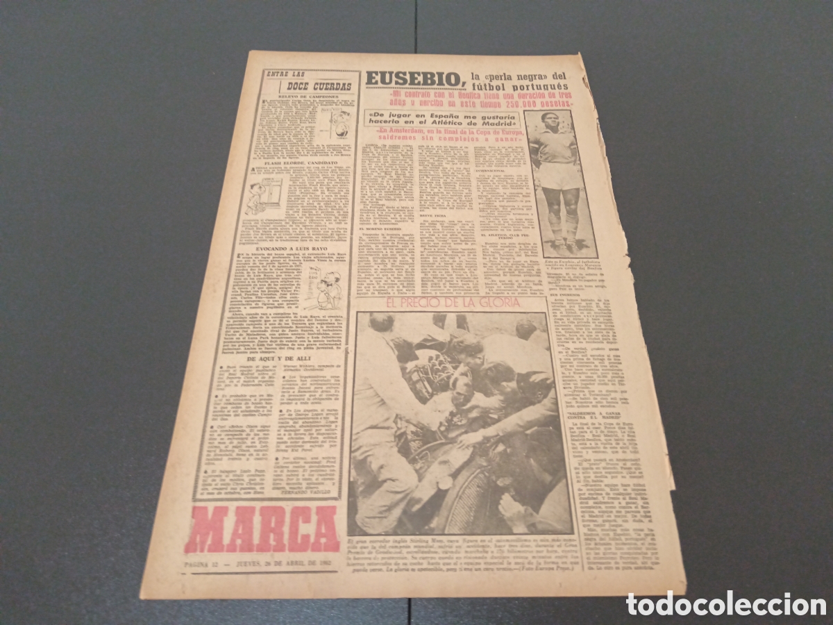 Coleccionismo deportivo: MARCA 26 DE ABRIL 1962 - Foto 5