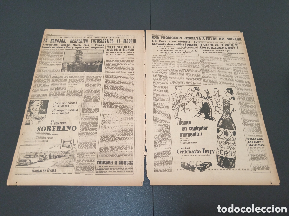 Coleccionismo deportivo: MARCA 30 DE ABRIL 1962 - Foto 3