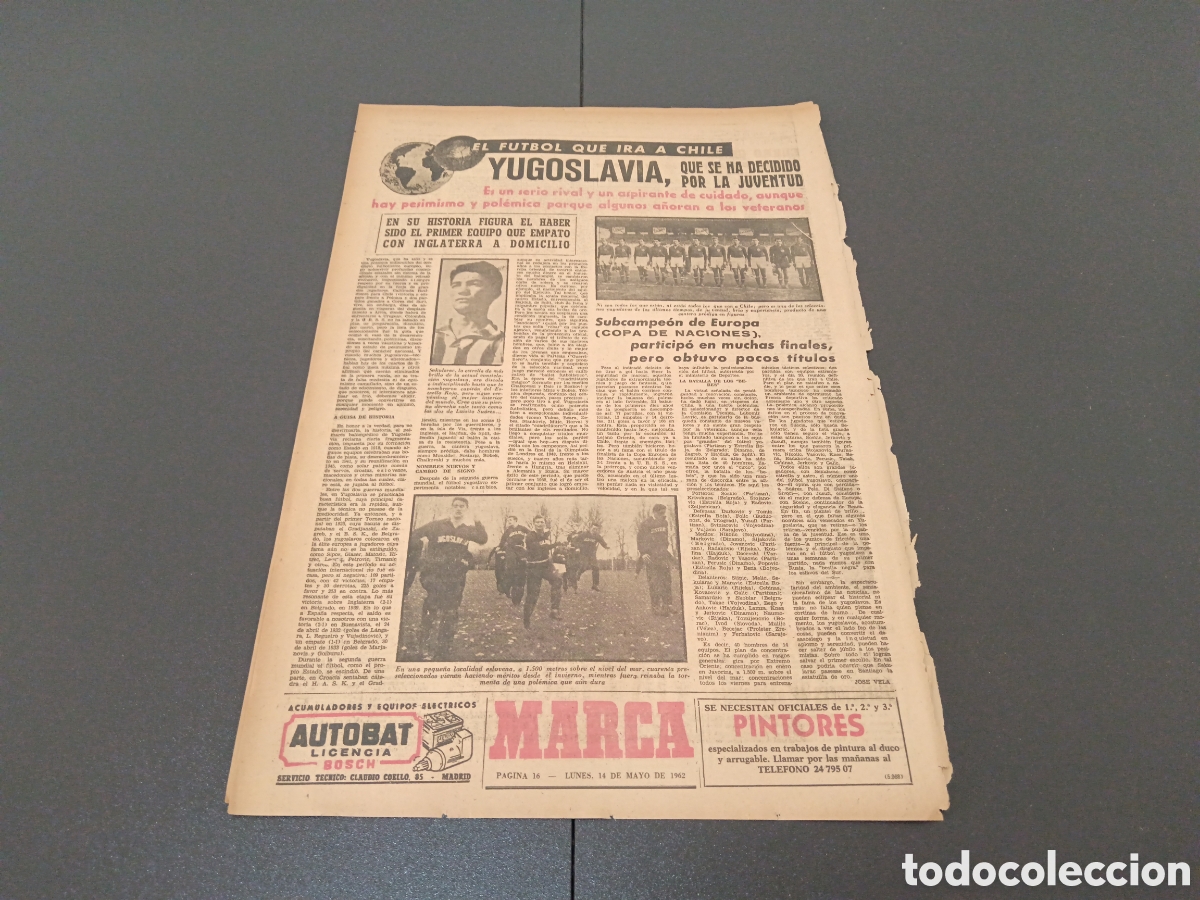 Coleccionismo deportivo: MARCA 14 DE MAYO 1962 - Foto 4