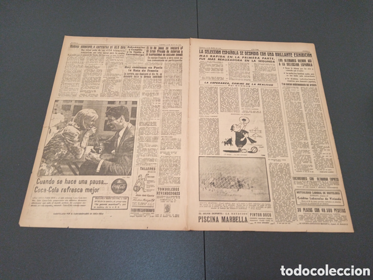 Coleccionismo deportivo: MARCA 18 DE MAYO 1962 - Foto 2