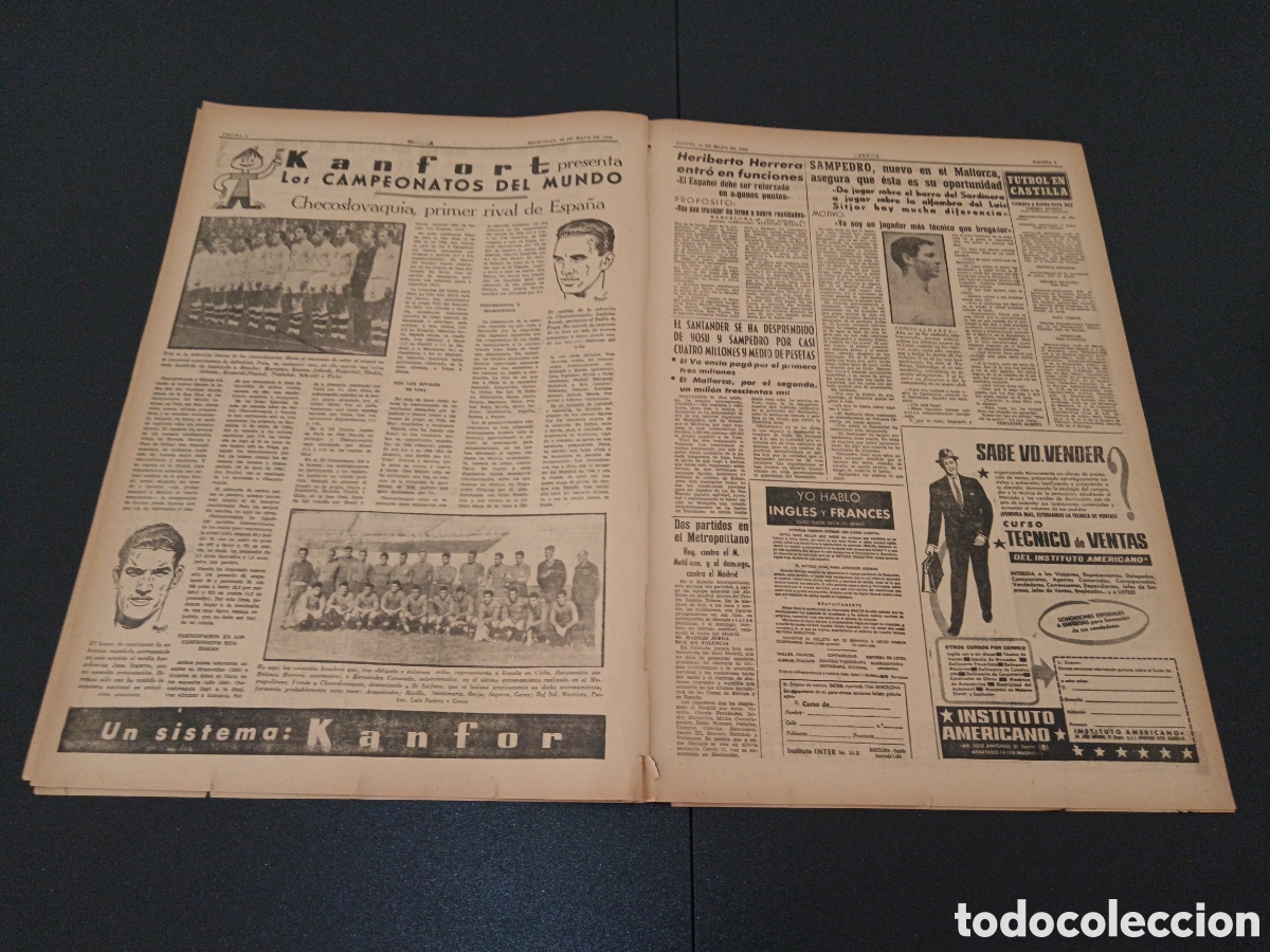 Coleccionismo deportivo: MARCA 31 DE MAYO 1962 - Foto 4