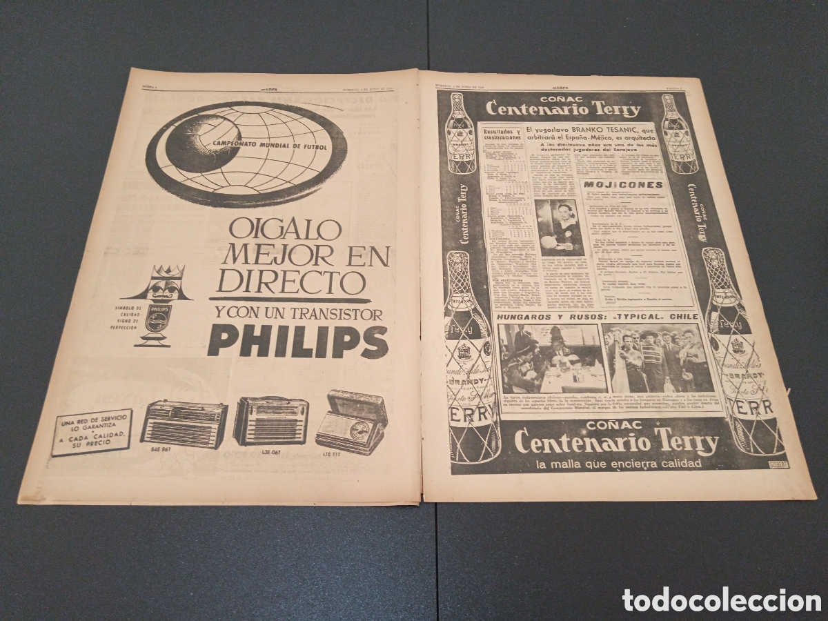 Coleccionismo deportivo: MARCA 03 DE JUNIO 1962 - Foto 3