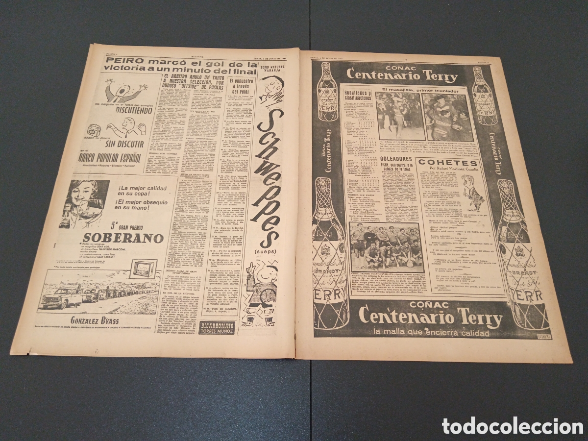 Coleccionismo deportivo: MARCA 04 DE JUNIO 1962 - Foto 3