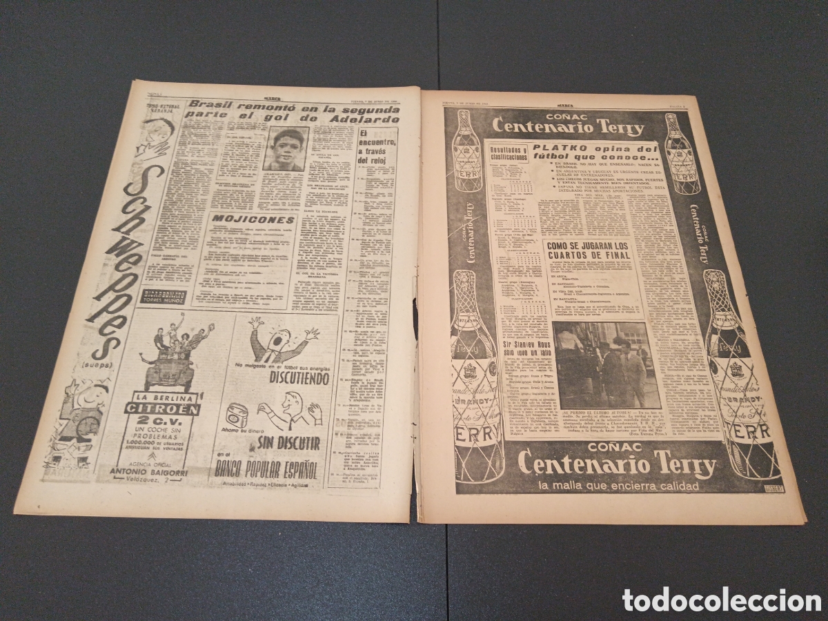 Coleccionismo deportivo: MARCA 07 DE JUNIO 1962 - Foto 3