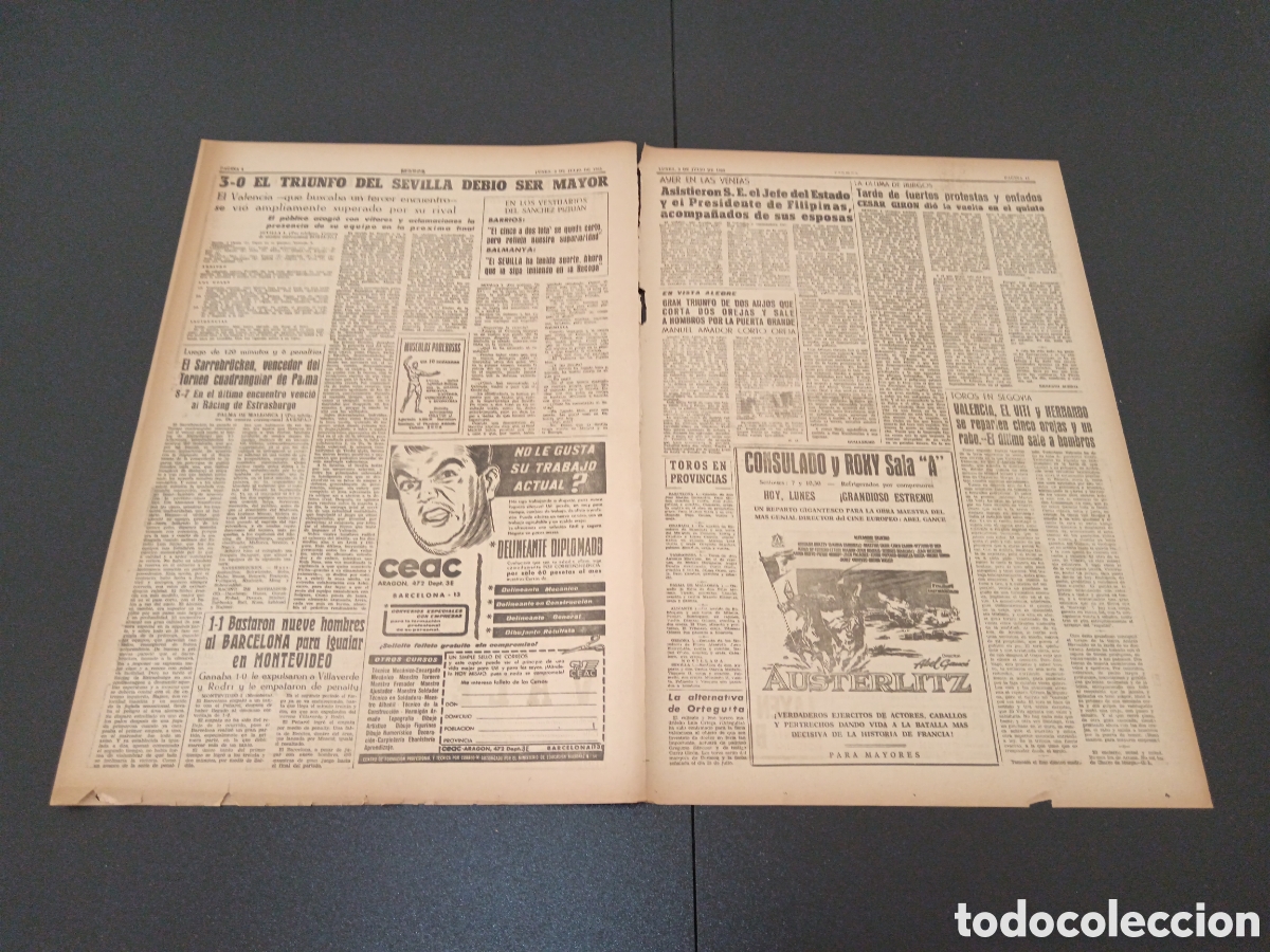 Coleccionismo deportivo: MARCA 02 DE JULIO 1962 - Foto 3