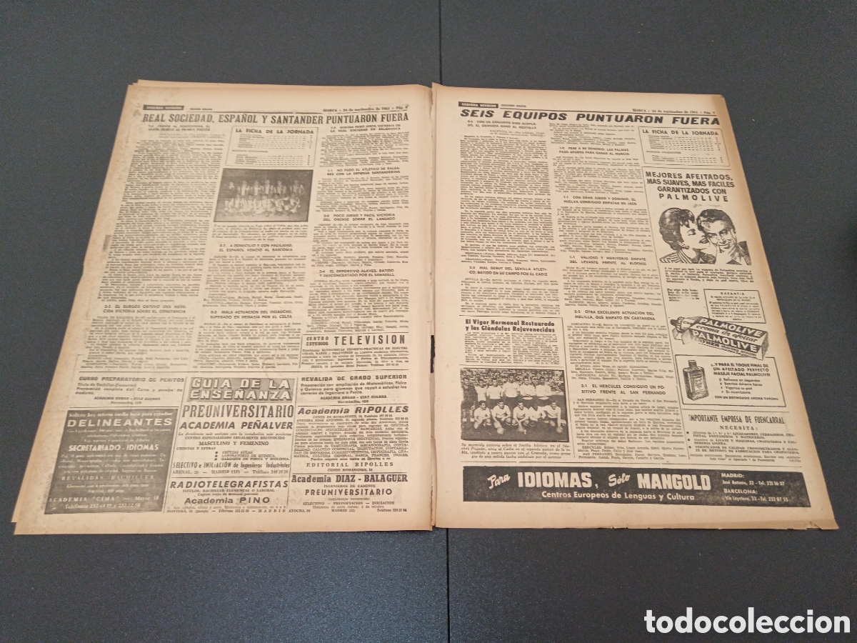 Coleccionismo deportivo: MARCA 24 DE SEPTIEMBRE 1962 - Foto 4