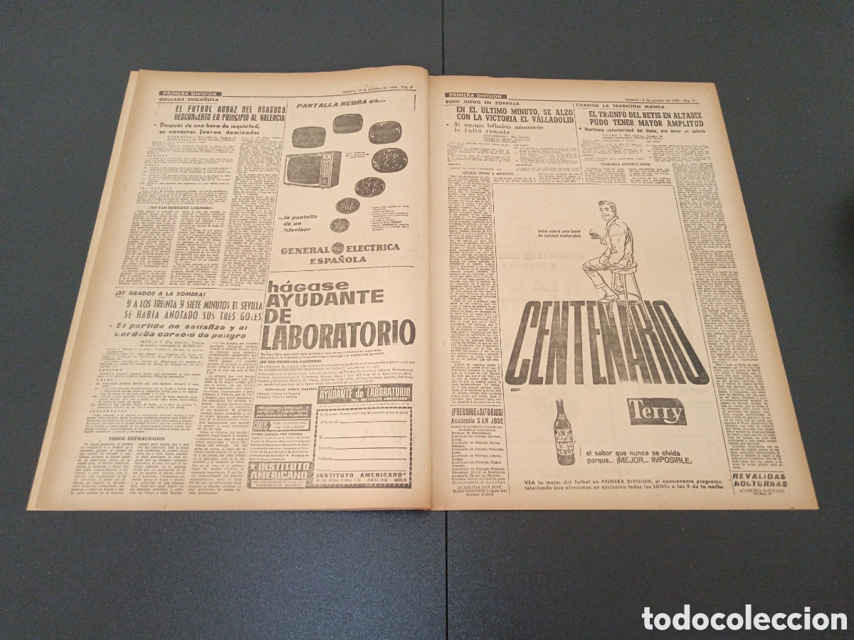 Coleccionismo deportivo: MARCA 08 DE OCTUBRE 1962 - Foto 4