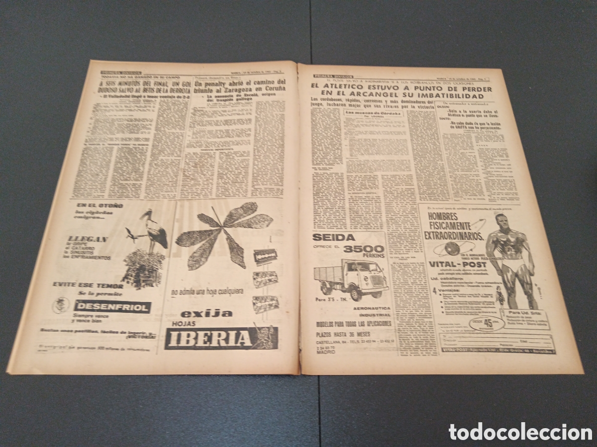 Coleccionismo deportivo: MARCA 15 DE OCTUBRE 1962 - Foto 4
