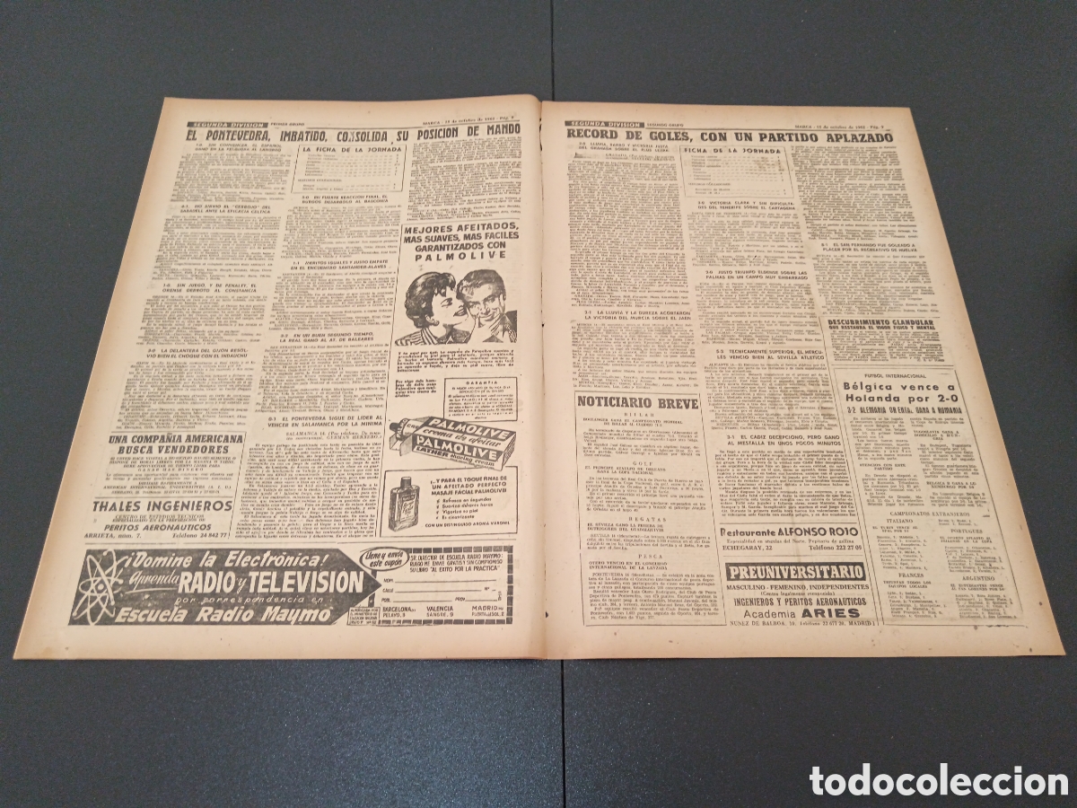 Coleccionismo deportivo: MARCA 15 DE OCTUBRE 1962 - Foto 5