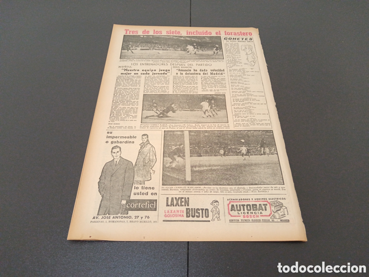 Coleccionismo deportivo: MARCA 15 DE OCTUBRE 1962 - Foto 7