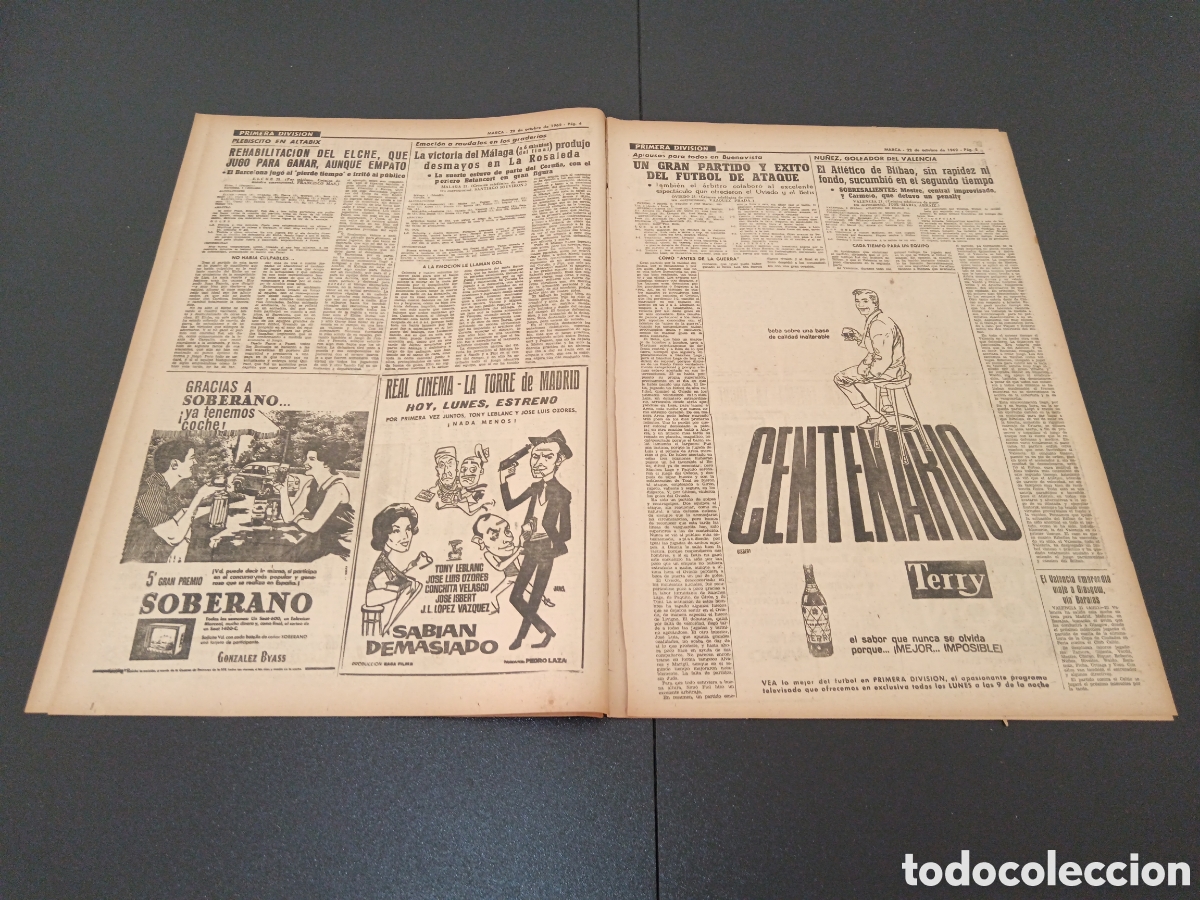 Coleccionismo deportivo: MARCA 22 DE OCTUBRE 1962 - Foto 3