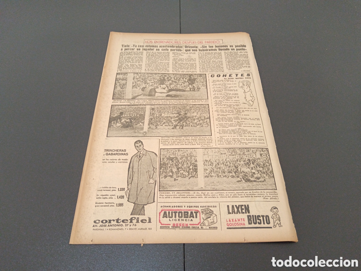 Coleccionismo deportivo: MARCA 22 DE OCTUBRE 1962 - Foto 8