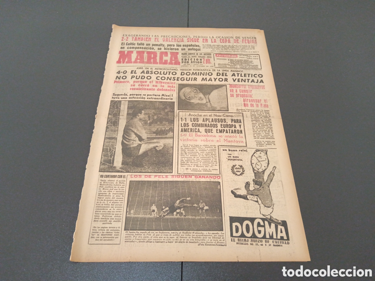 Coleccionismo deportivo: MARCA 25 DE OCTUBRE 1962 - Foto 1