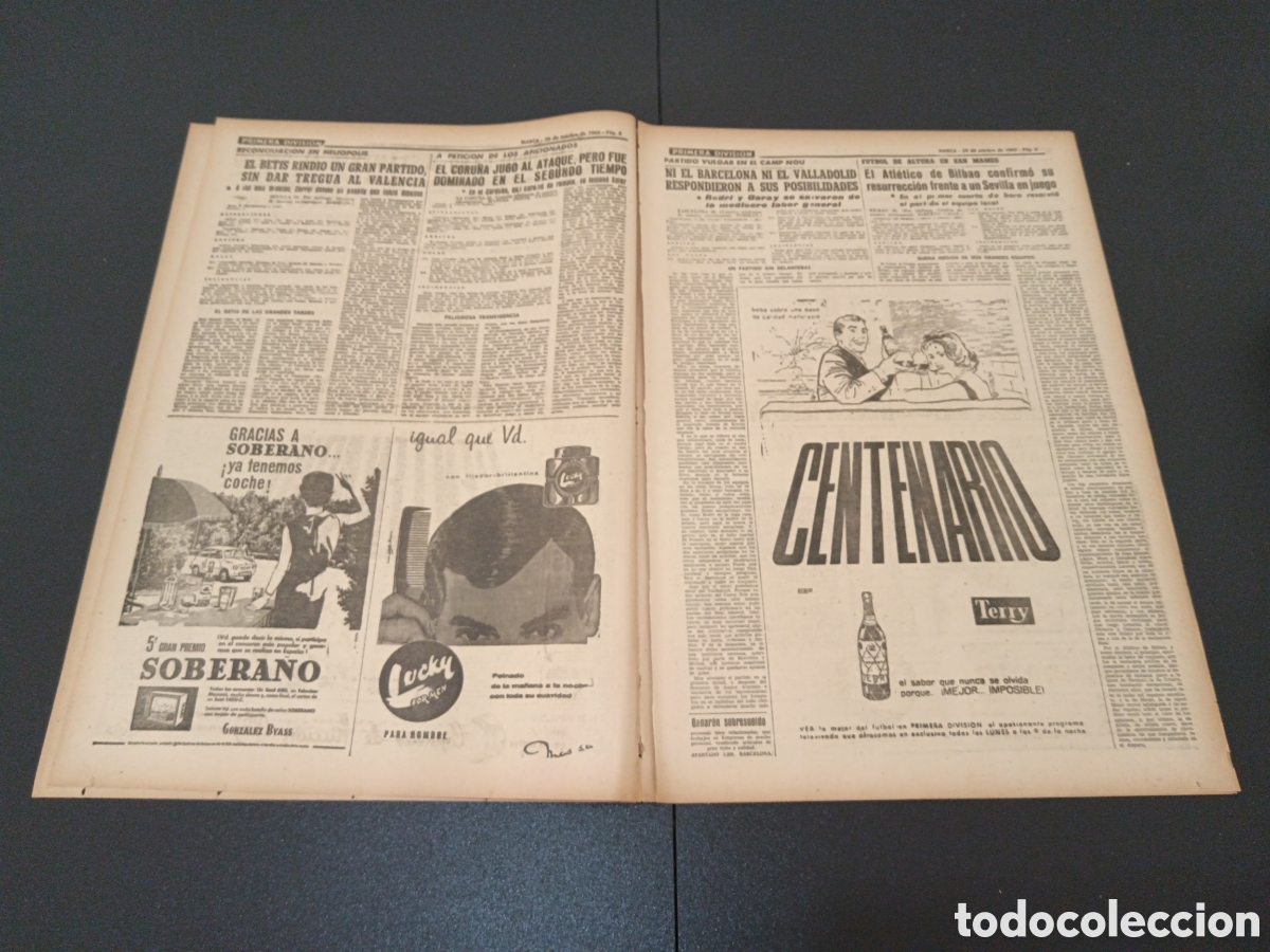 Coleccionismo deportivo: MARCA 29 DE OCTUBRE 1962 - Foto 3