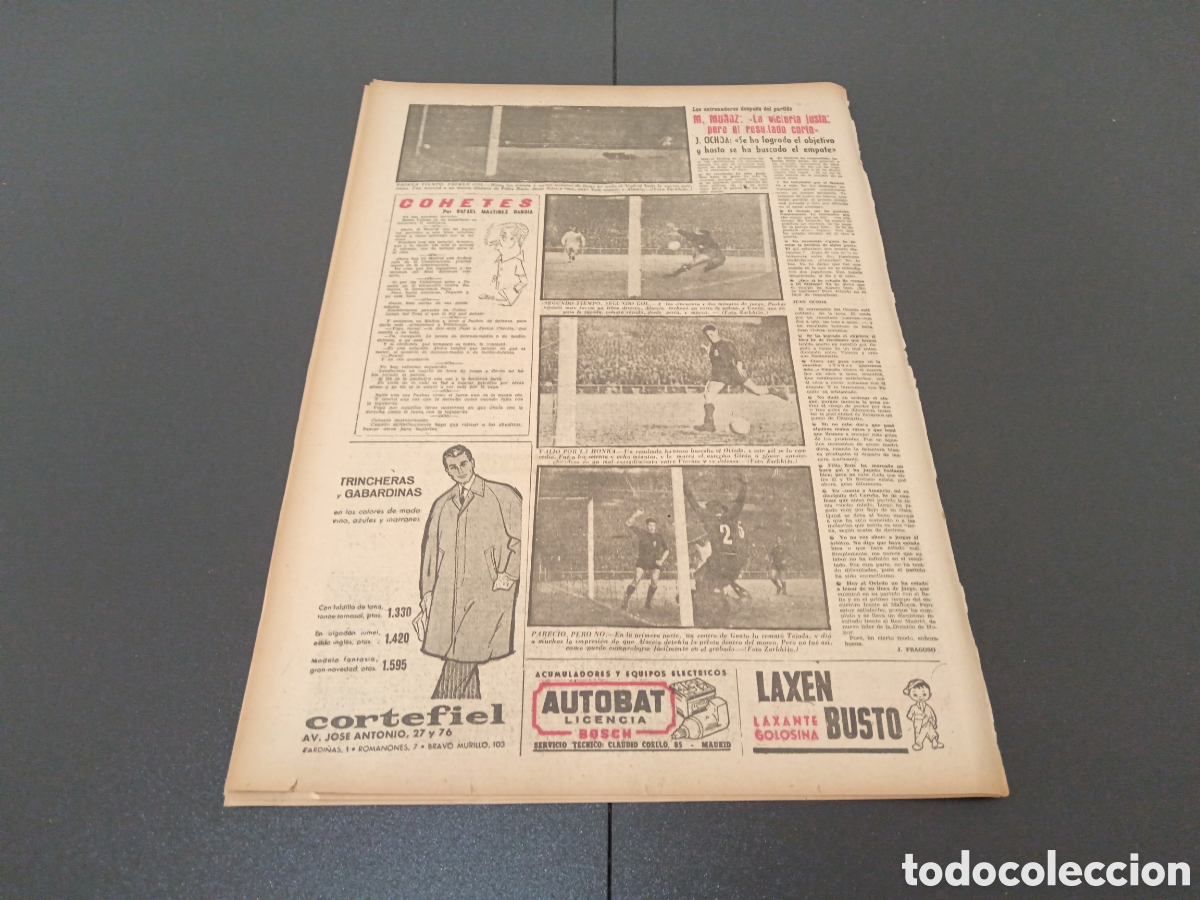 Coleccionismo deportivo: MARCA 29 DE OCTUBRE 1962 - Foto 8