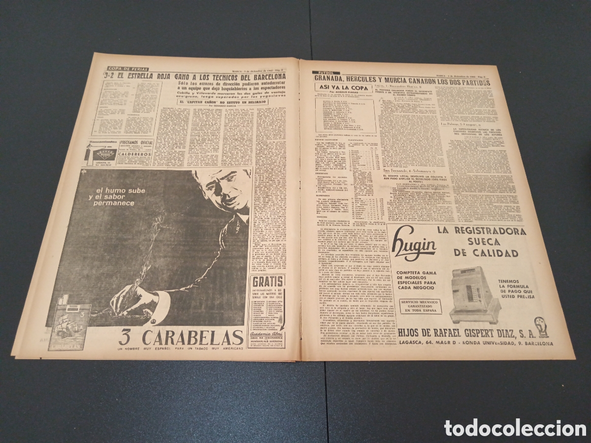 Coleccionismo deportivo: MARCA 03 DE DICIEMBRE 1962 - Foto 4