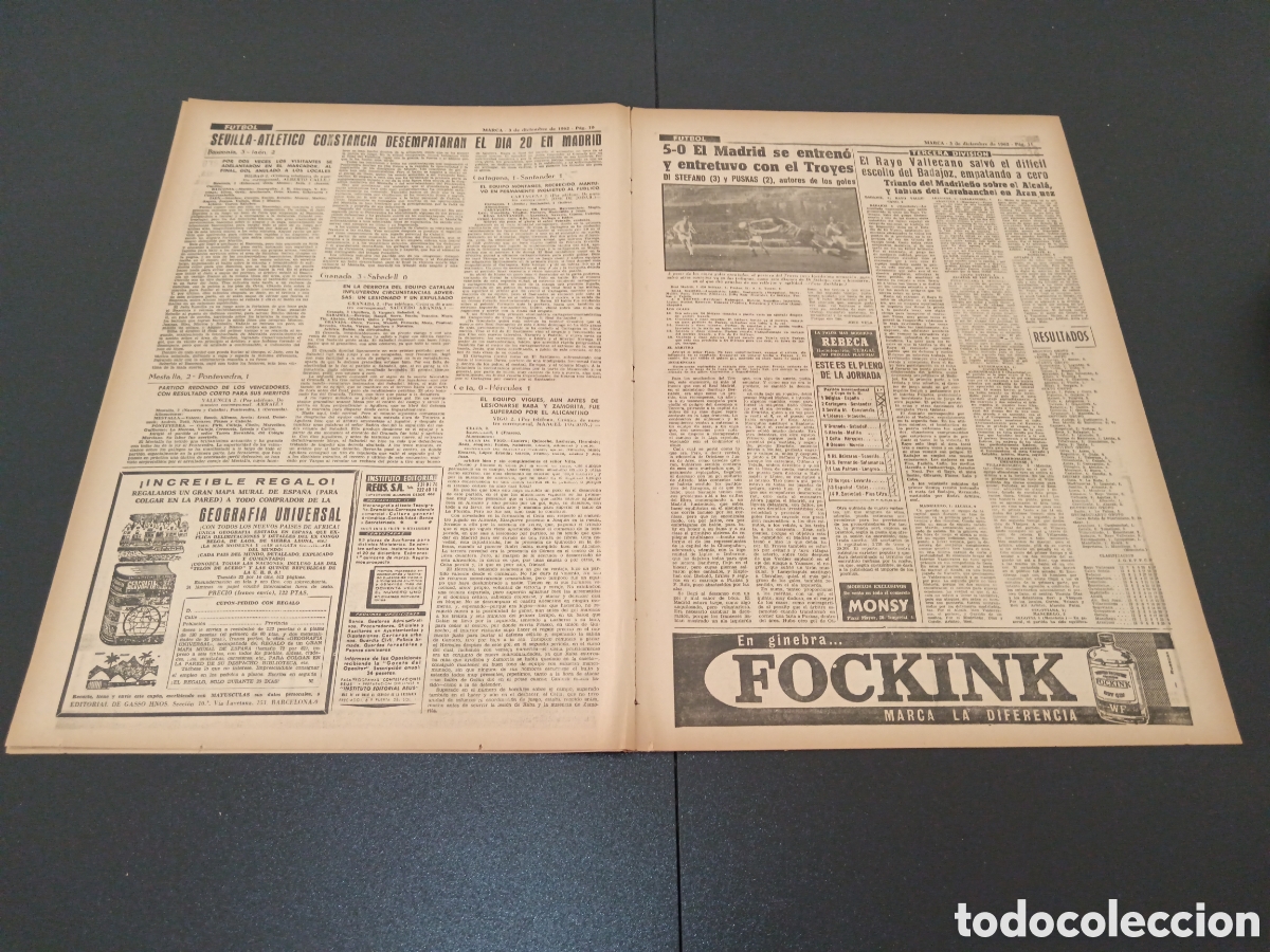 Coleccionismo deportivo: MARCA 03 DE DICIEMBRE 1962 - Foto 6