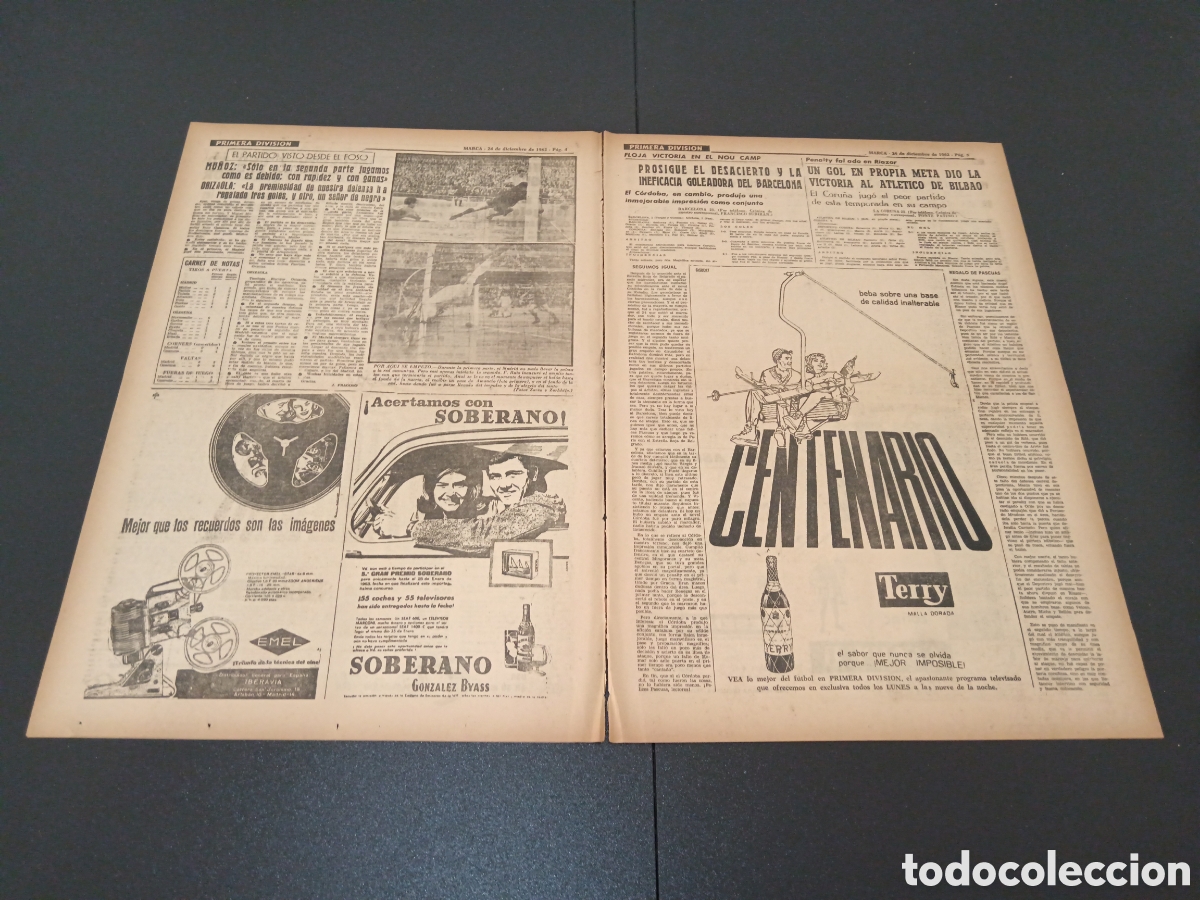 Coleccionismo deportivo: MARCA 24 DE DICIEMBRE 1962 - Foto 3