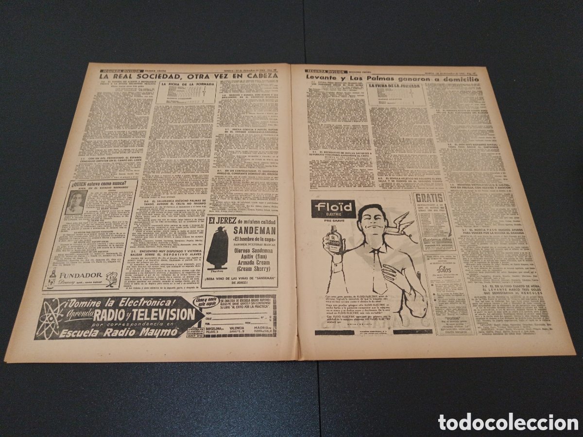 Coleccionismo deportivo: MARCA 24 DE DICIEMBRE 1962 - Foto 6