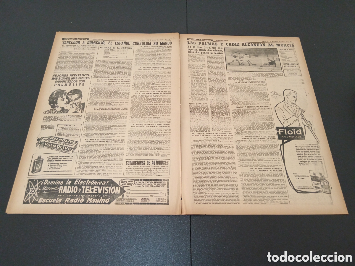 Coleccionismo deportivo: MARCA 14 DE ENERO 1963 - Foto 6