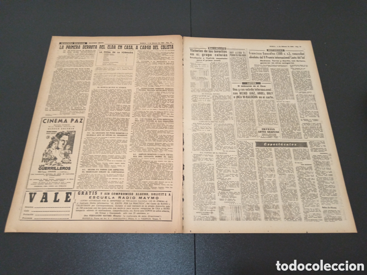 Coleccionismo deportivo: MARCA 04 DE FEBRERO 1963 - Foto 6