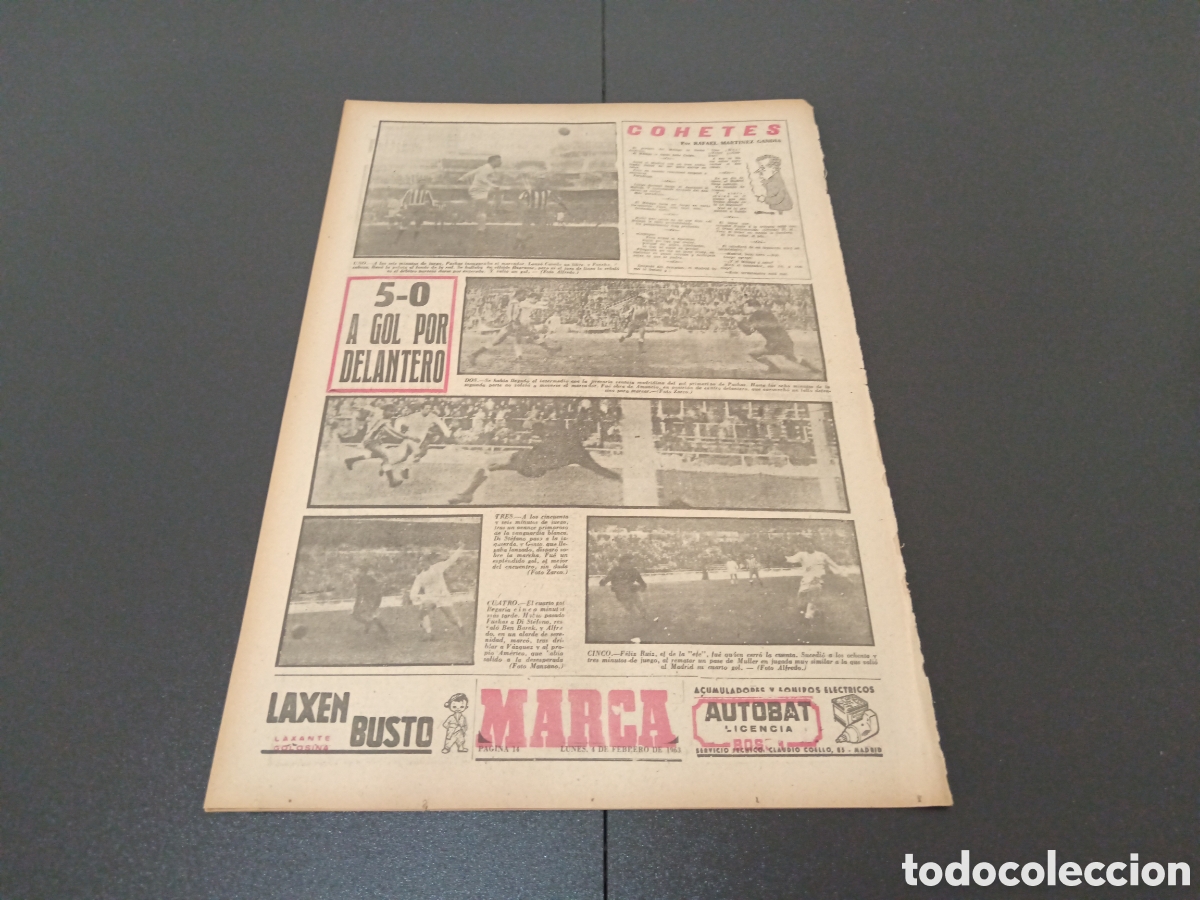 Coleccionismo deportivo: MARCA 04 DE FEBRERO 1963 - Foto 7