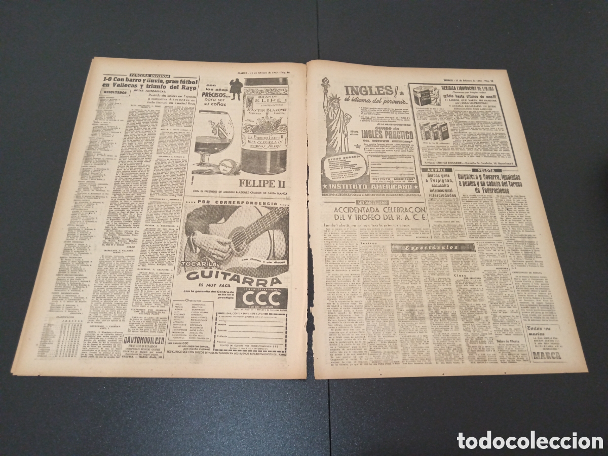 Coleccionismo deportivo: MARCA 11 DE FEBRERO 1963 - Foto 6